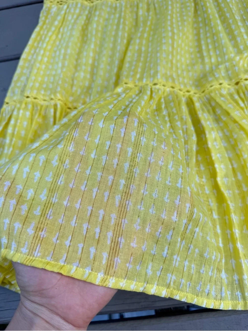 Free People Intimately  Yellow Maxi Dress